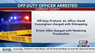 2 arrested after off-duty Prichard police officer kidnaps individual from Gulfport house party