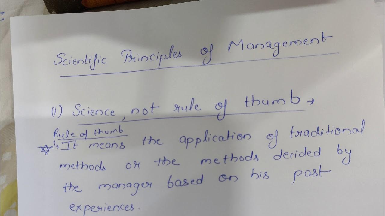 Science, not rule of thumb(part1) YouTube