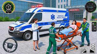 Ambulance City Rescue Simulator 3D Game - 911 Us Emergency Ambulance - Android Gameplay screenshot 4