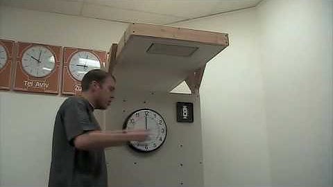 Installing a  Sapling SAL-2 Series Wireless Clock