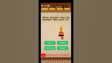 Super brain level 9 Which direction does the flashlight light point to? Walkthrough