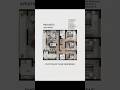 Architecture floor plan render Photoshop