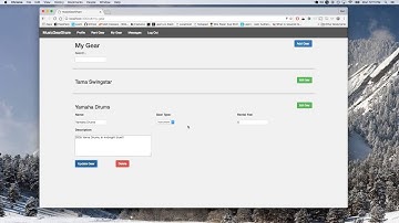 Music Gear Share Demo