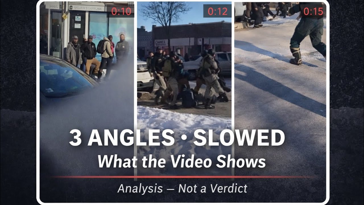 Три ракурса, замедленная съемка: стрельба иммиграционной и таможенной службы в Миннеаполисе — что...