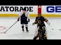 Alex Ovechkin taps Marc-Andre Fleury's pads before Game 5, Fleury responds with chop