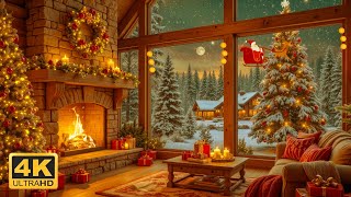 Cozy Cabin Christmas Fireplace Step Into A Cozy Cabin Decorated For