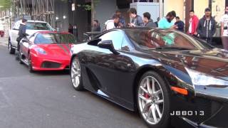 Lexus LFA Crazy V10 Exhaust Sound in The City