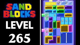 Sand Blocks: Drop Puzzle Level 265 Walkthrough