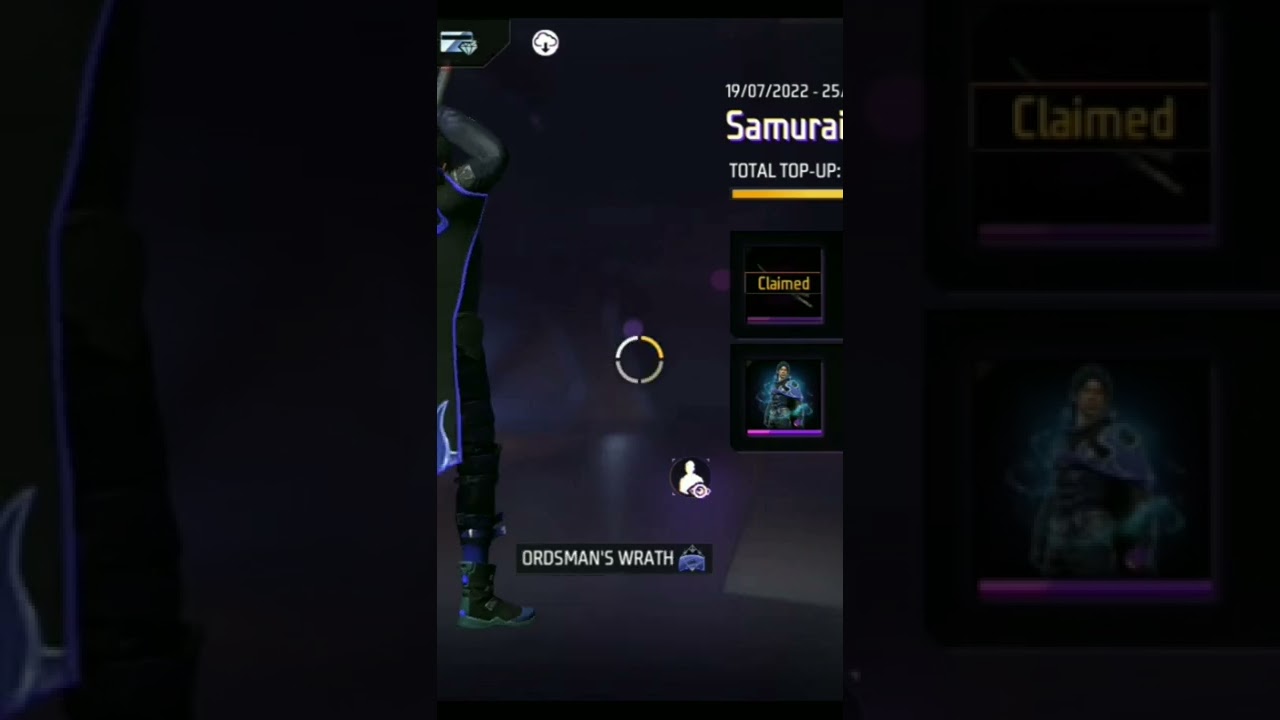New Samurai Top Up Event😱 FREE FIRE🔥 