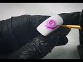 Moda Nails- Акварельная роза. Дизайн ногтей.