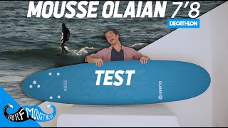 TEST OLAIAN 7'8 DECATHLON - Planche de surf en mousse (Surfeur débutant🌊)