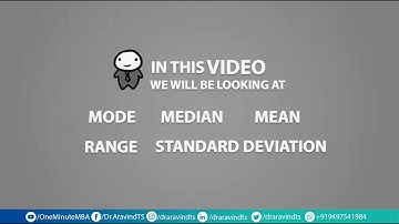 MBA Statistics | Mean, Median, Mode, Standard Deviation - Part 3