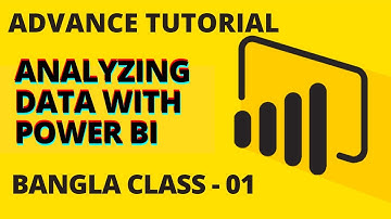 Power BI Tutorial -Introduce charts and graphs, Advanced formatting | Bangla Tutorial | Class-1