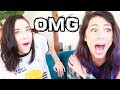 REACTING TO OUR OLD VIDEOS - Stevie & Ally -