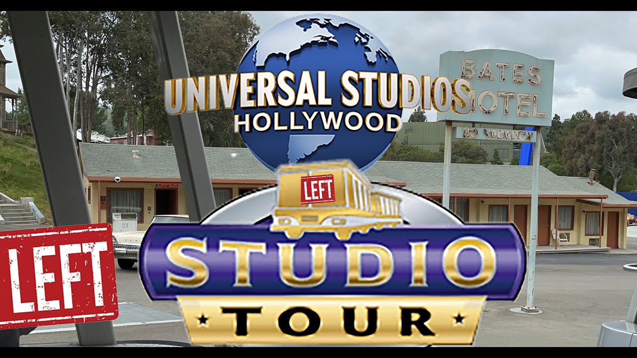 Universal Studios Hollywood Backlot Tram Tour (Left side) - YouTube