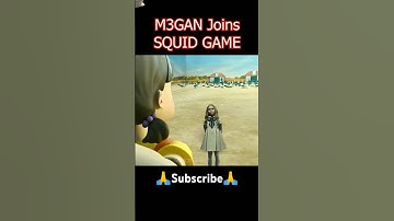 OMG☠️||M3GAN joins Squid game ☠️😱