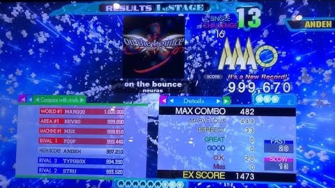 [DDR A20+] on the bounce (CSP-16) 999,670 PFC