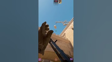 Two Smoke From WATER For EXECUTE B On Anubis In CS2 #cs2 #shorts