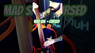 MAD SIN - CURSED - UPRIGHT BASS #shorts  #psychobilly #slapbass #bassguitar #doublebass #punk