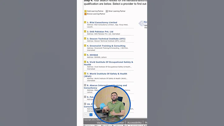 Information about NEBOSH IGC