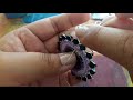 Beaded Earrings Tutorial (edging with banding and larger beads)