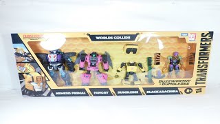 Transformers Buzzworthy Bumblebee Worlds Collide Unboxing