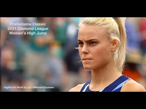 WOMEN'S HIGH JUMP.  Prefontaine Classic, Diamond League, Hayward Field, Eugene, OR, USA, 8/21/ 2021.