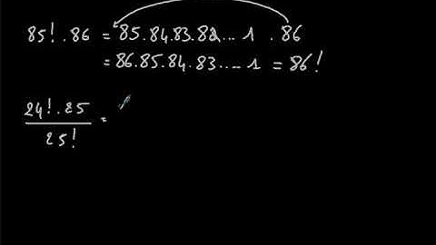 Exercices numériques avec factorielles