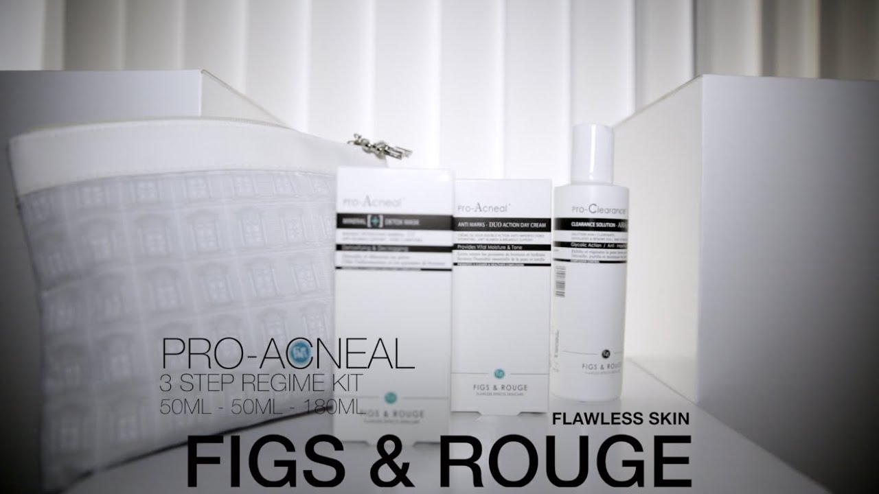 UNPACKING VIDEO - FIGS & ROUGE - 3 STEP REGIME KIT PRO-ACNEAL