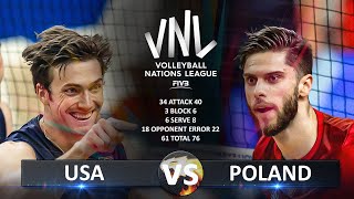 USA vs Poland | Men&#39;s VNL 2024