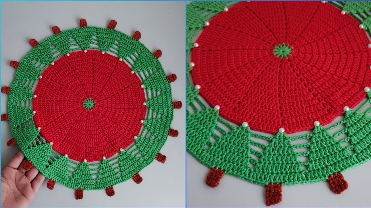 Yılbaşı sofralarına özel tığ işi örgü supla modeli Beginner Crochet