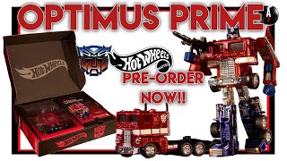 Hot Wheels Mattel Creations Transformers OPTIMUS PRIME Action Figure(Pre-order)
