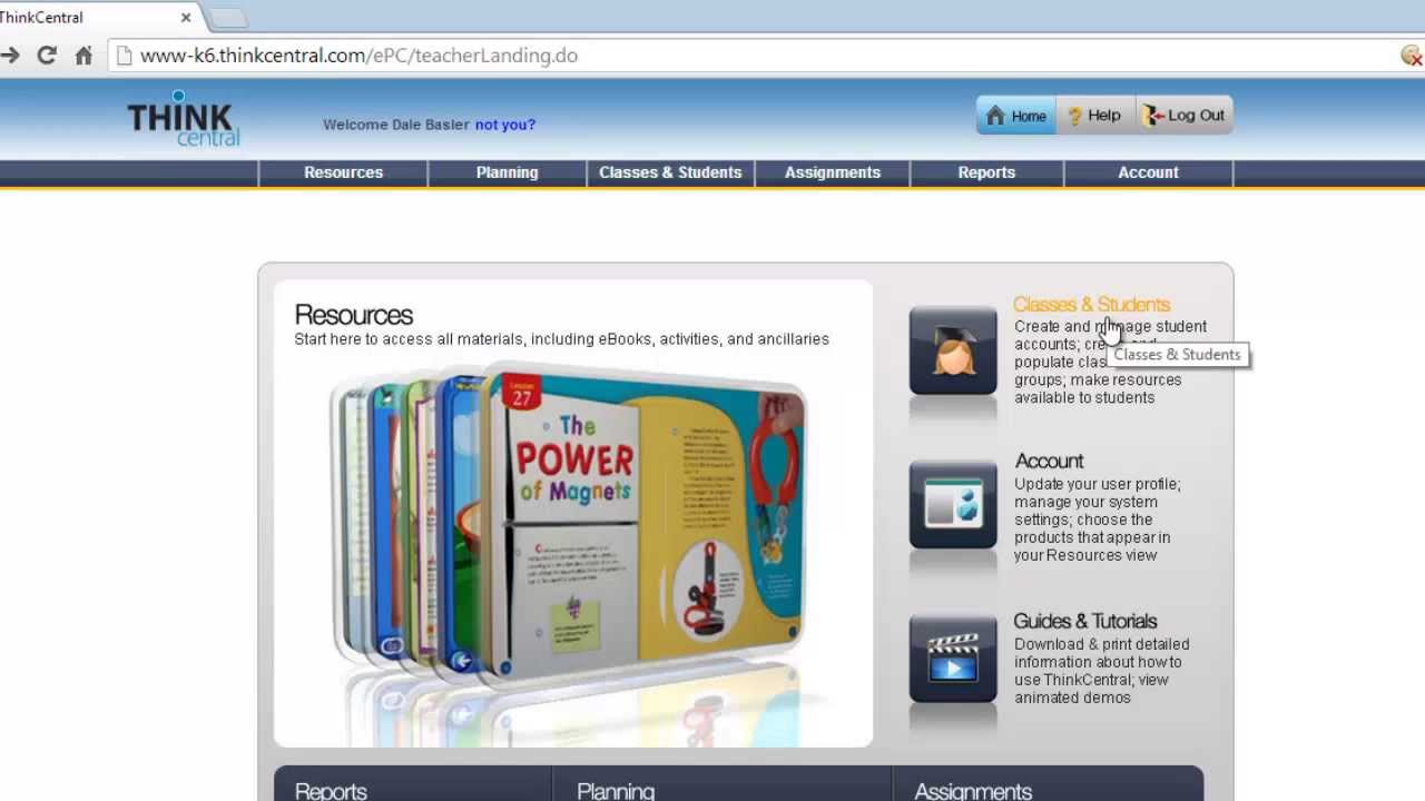 setting up student access in thinkcentral youtube students access