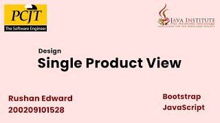 Design a responsive single product view page using HTML, CSS, JavaScript and Bootstrap