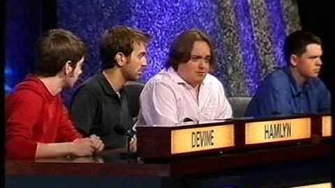 University Challenge 2007 2nd Round:  Warwick v UEA - Part 1