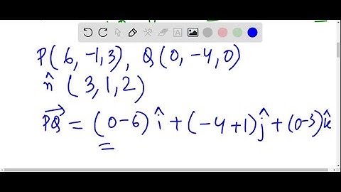 Find an equation of the plane. The plane that passes through the point (6, -1, 3) and contains the …