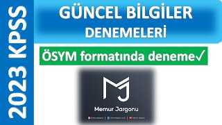 2023 KPSS GÜNCEL BİLGİLER DENEMELERİ ÖSYM FORMATINDA screenshot 3