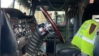 How to tilt your kenworth or peterbilt steering column further down, with a few simple steps.