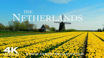 The Netherlands 🇳🇱 Holland Drone Aerial 4K | 6 Hour Ambient Relaxation of Nederland 2025