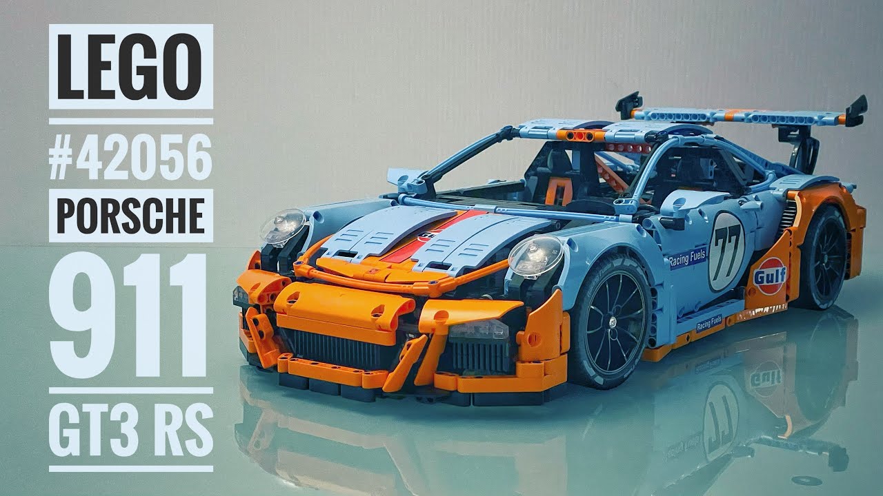 Lego #42056 Technic Porsche 911 GT3 RS with Gulf livery - Speed Build &  Pictures 