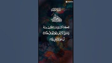 ايات من سورة مريم بصوت الشيخ عبد الباسط عبد الصمد.