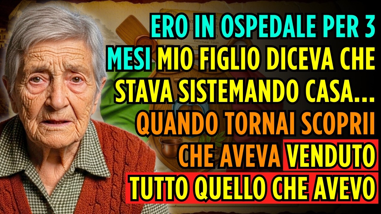 Sono rimasta in Ospedale per 3 Mesi, ma quando sono tornata a Casa non c'era più nulla...