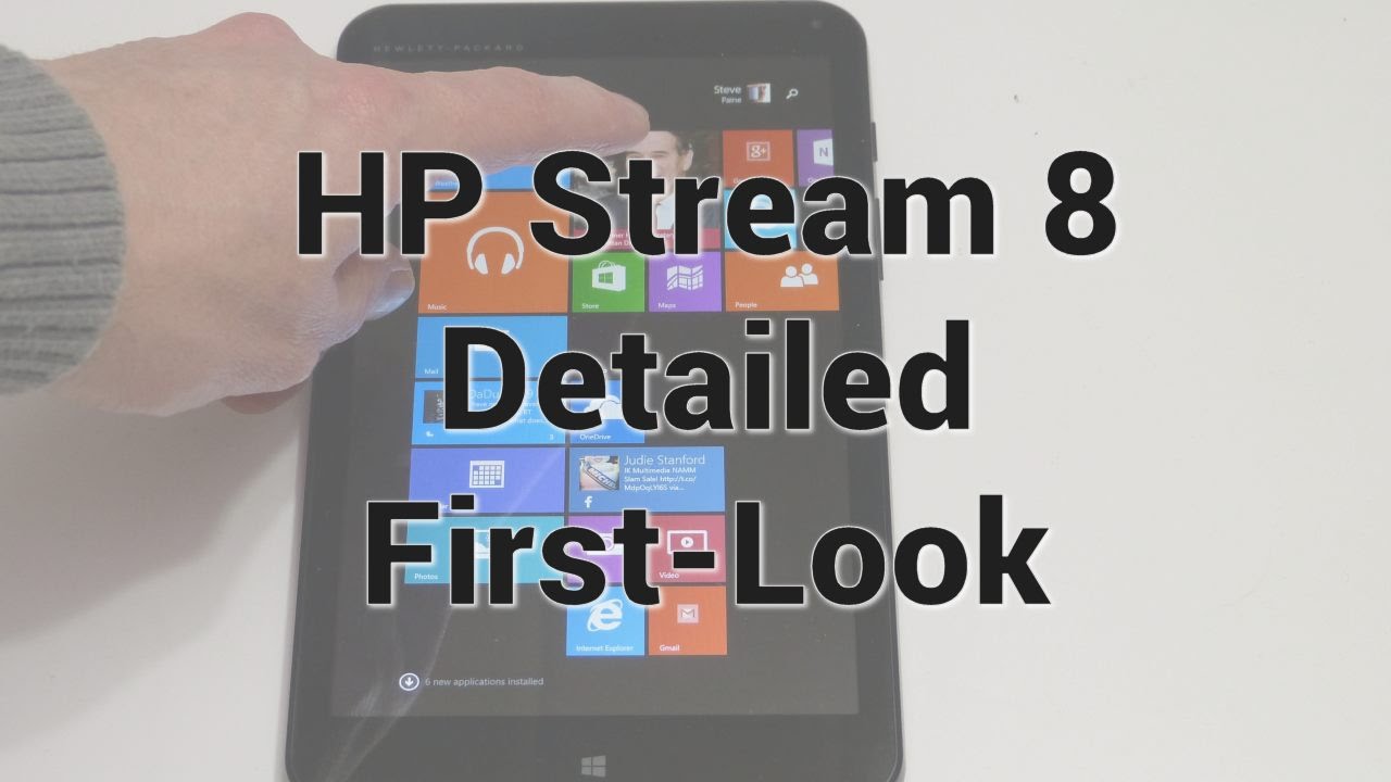 HP Stream 8 detailed first-look (Long)