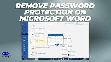 How to Remove the Password Protection on Microsoft Word