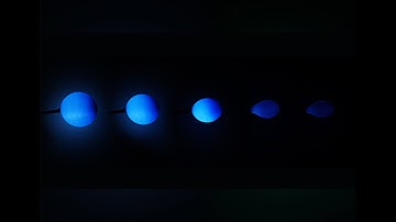 Balloon Lamp - Art installation of light