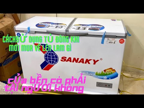 Video Hướng Cách Sử Dụng Tủ Đông /Sanaky Hai Ngăn Đông Mát... - youtube