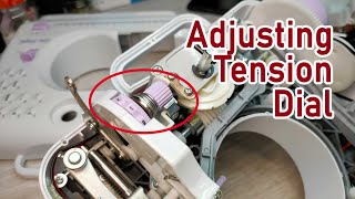 Sew simple sewing machine tension adjustment | Sewing machine thread tension repair