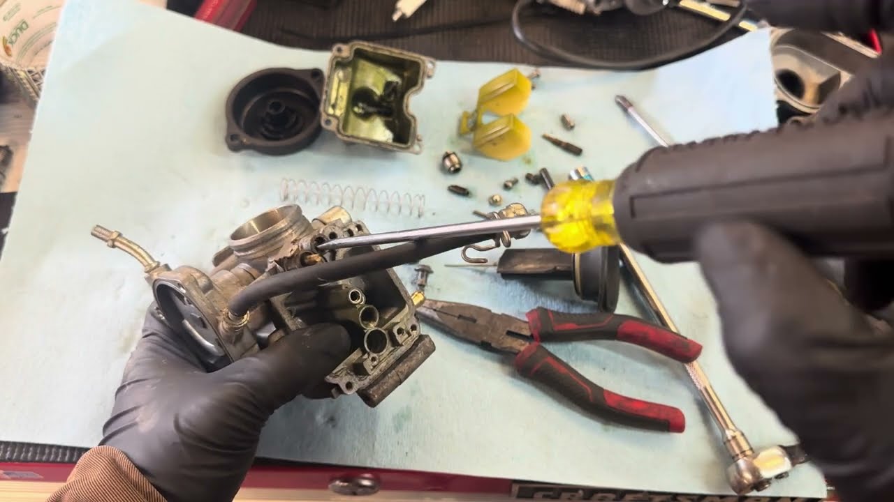 Мотоцикл Yamaha Big Bear 400 не заводится (подробный ремонт), часть 1.