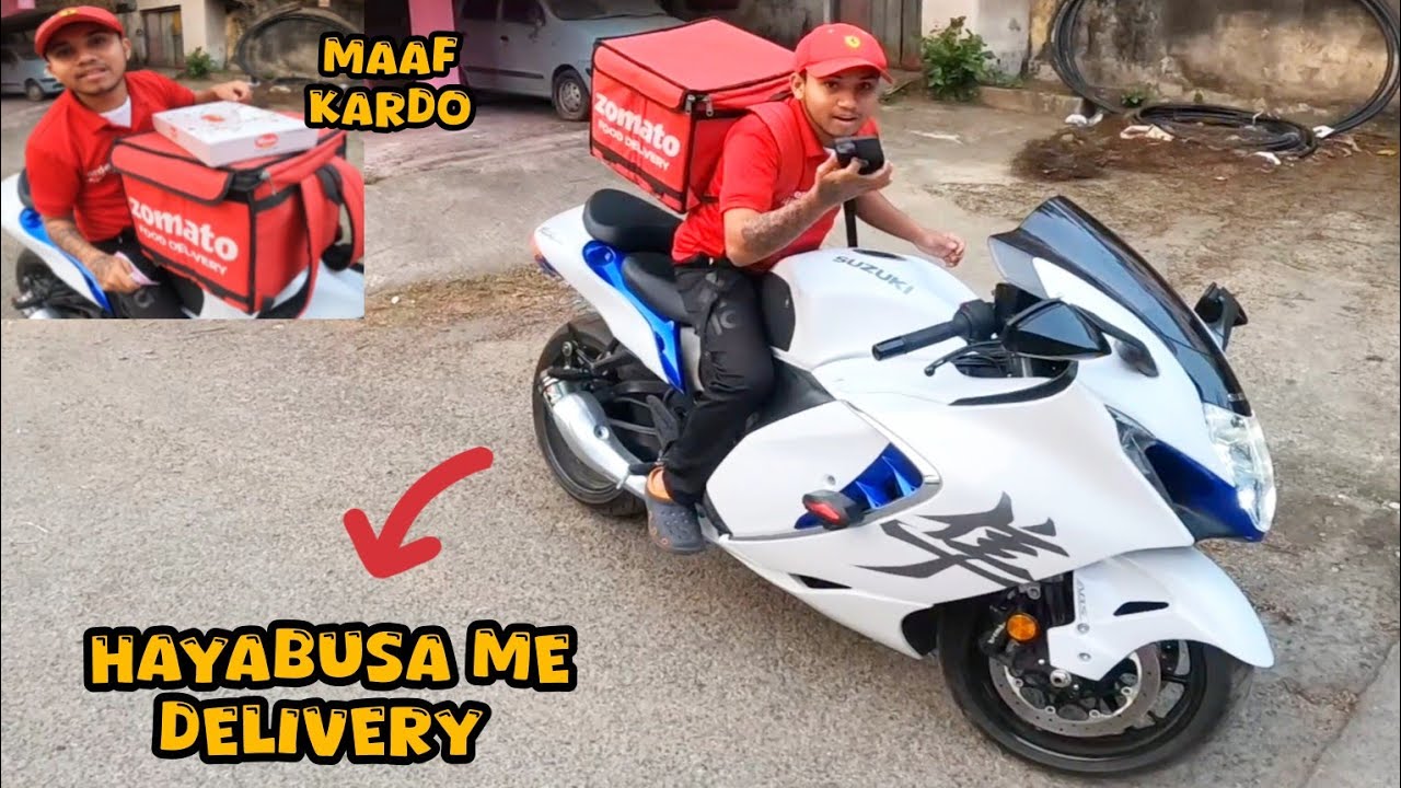 Zomato Boy Aaya Hayabusa Leke 😱 4000 Loss 😡