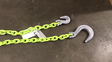 Chain Slings - GR100 Hi Viz chain Foundry and Grab Hook - Baremotion Product Video